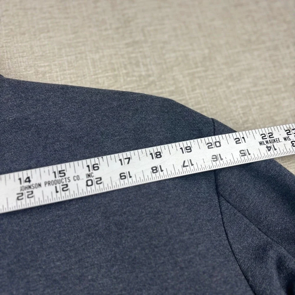 Banana Republic Mens XL Charcoal Grey Heathered Field Jacket Utility Coat
